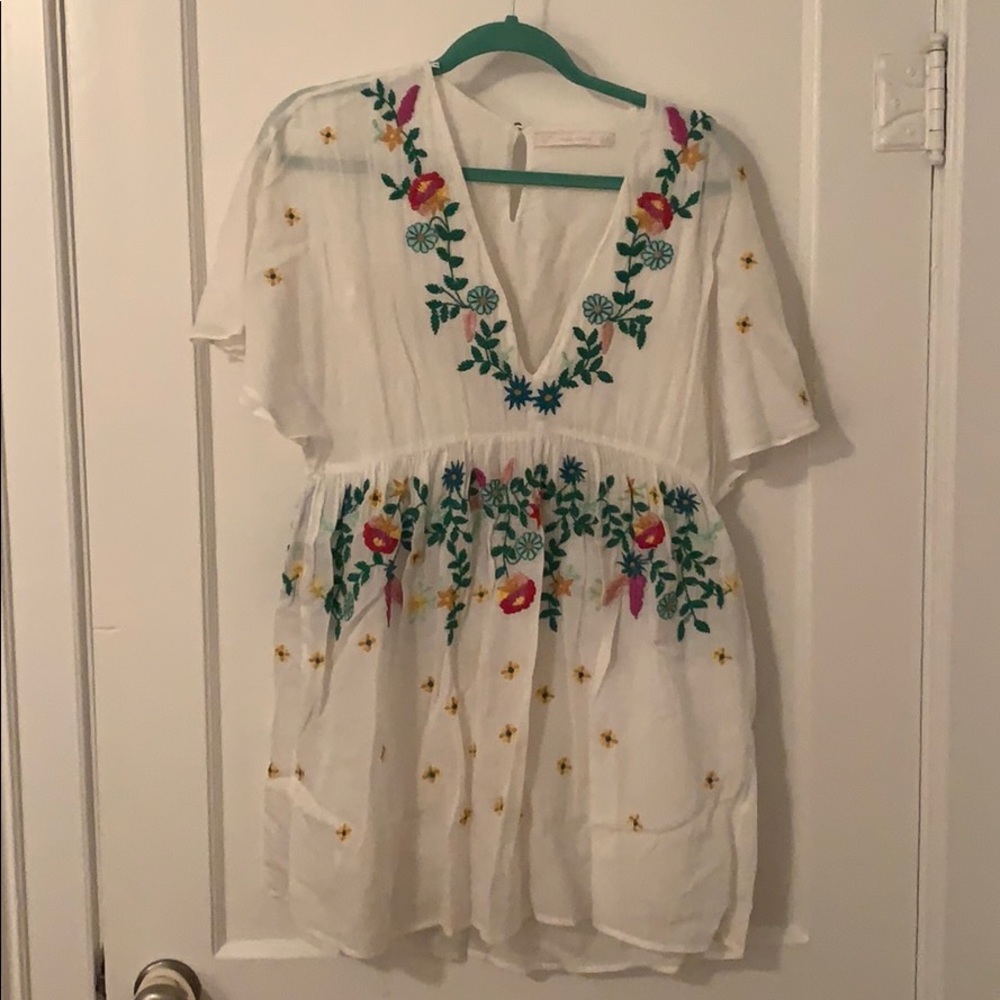 Floral Embroidered Zara Dress